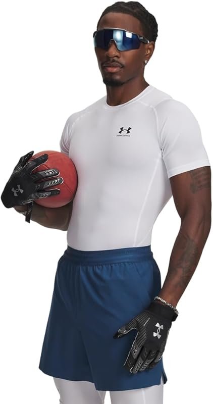 Under Armour Men's HeatGear Compression Short-Sleeve T-Shirt for Sweat-Wicking Performance