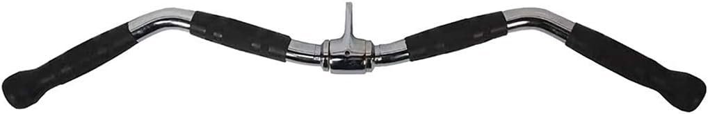 30 Inch Lat Bar Cable Attachment Curl Pulldown with Full Rotation Rubb