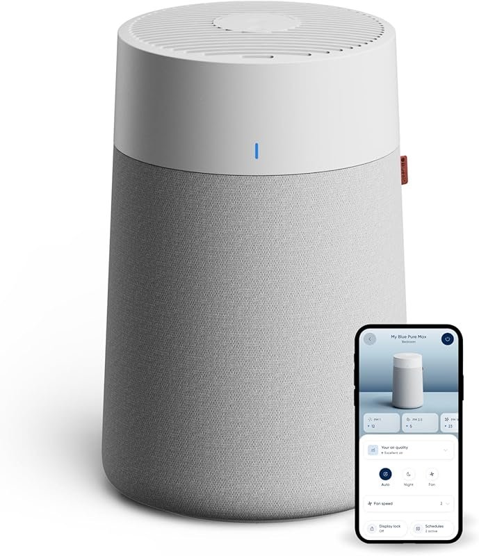 BLUEAIR Blue Pure 511i Max Smart Air Purifier, 926 ft² Coverage, HEPASilent