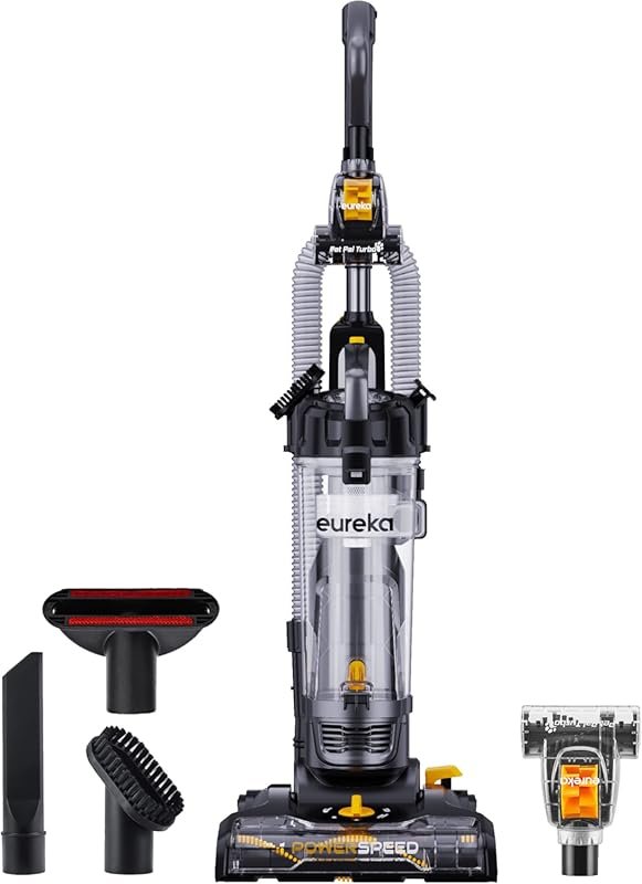 Eureka PowerSpeed Lightweight Upright Vacuum with Pet Turbo for Carpet