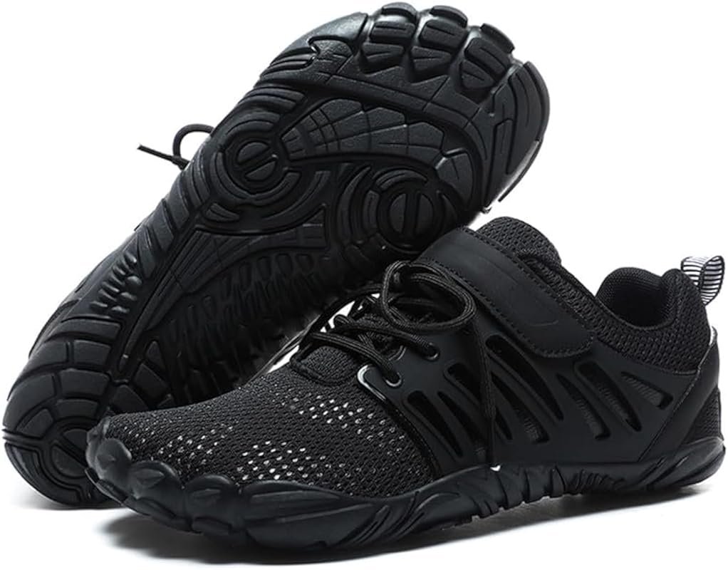 MIFAWA Men's Wide Toe Box Zero Drop Barefoot Water Shoes for Gym Worko