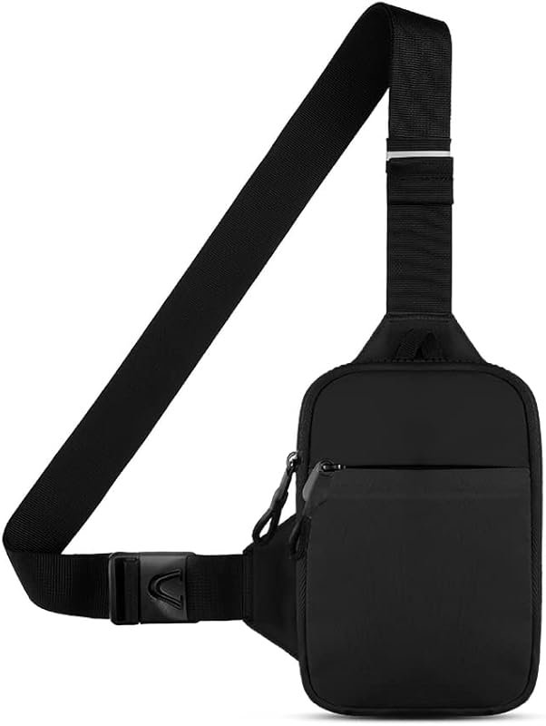 Simptech Mini Water-Resistant Crossbody Sling Bag Dual Pockets for Men