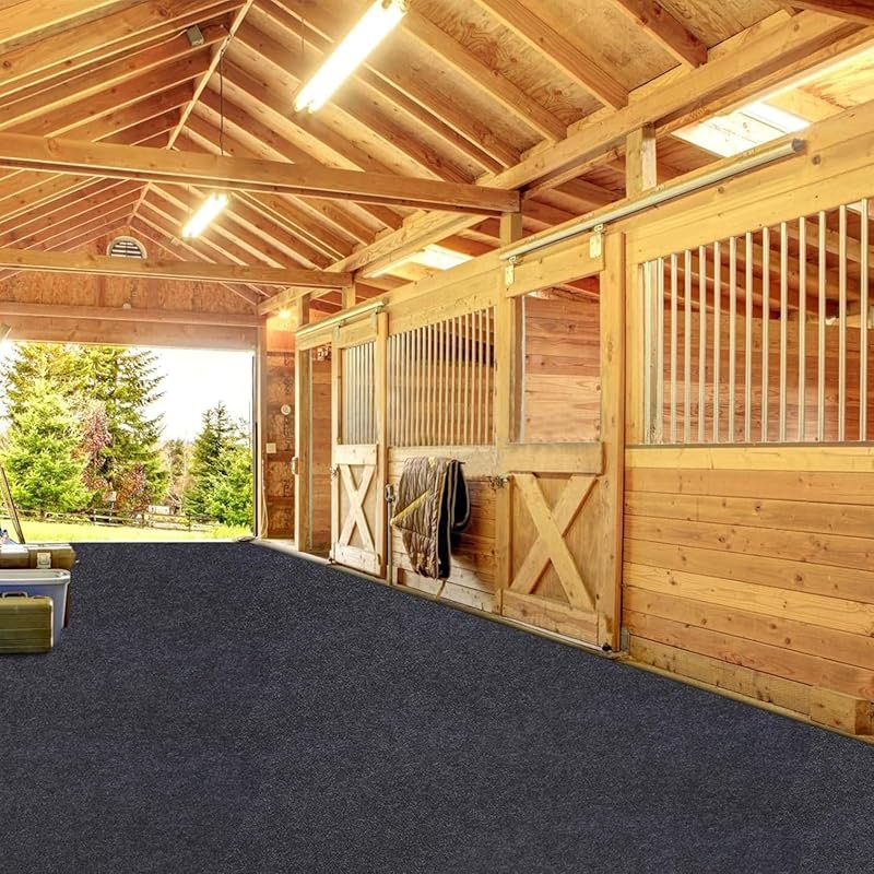 Meitola Heavy Duty Horse Stable Stall Mats 8x8 Ft Absorbent Non-Slip W