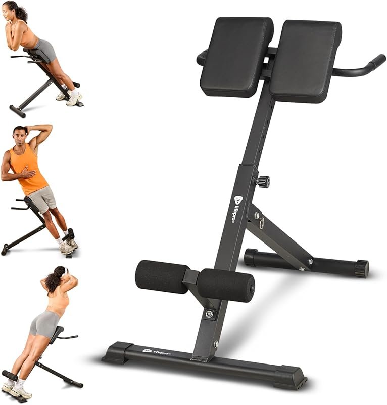 Lifepro SculptTrainer Adjustable Back Extension Machine for Athletes &