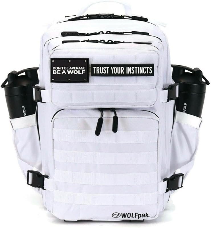 WOLFpak 35L Waterproof Athletic Gym Backpack with MOLLE Webbing & Lapt