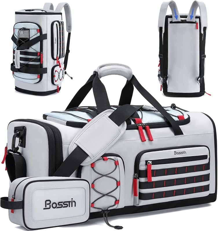 Bosstin 45L Travel Duffle Gym Bag for Men & Women, Sports Duffel Weeke