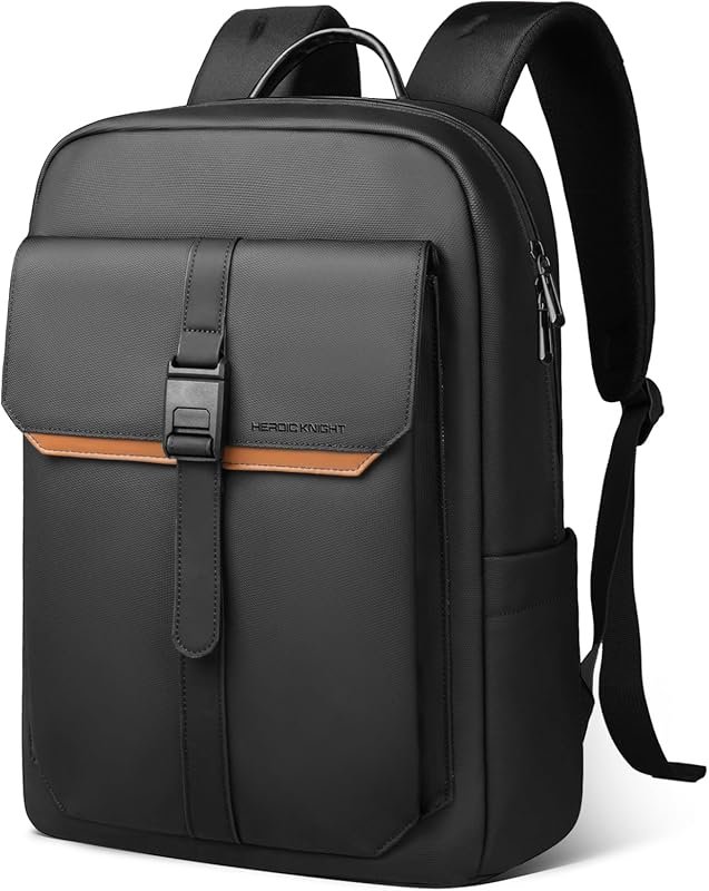 HK Slim Lightweight Water-Resistant 15.6 Inch Laptop Backpack for Men 