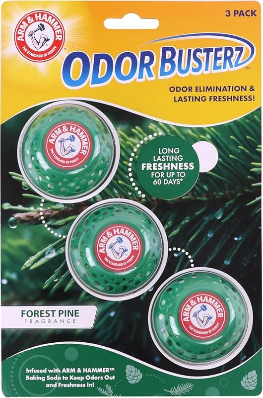 Arm & Hammer OdorBusterz Forest Pine Odor Eliminator Balls 3 Count Bak