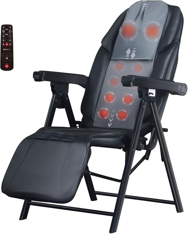 Foldable FR-M25D Electric Massage Chair with Heat Full Body Portable A
