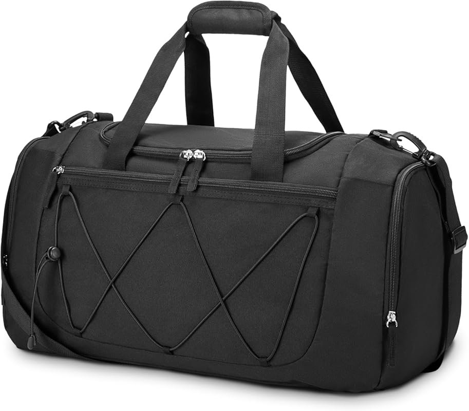 Vorspack 21 Inch Lightweight Gym Duffel Bag for Men with Shoe Compartm