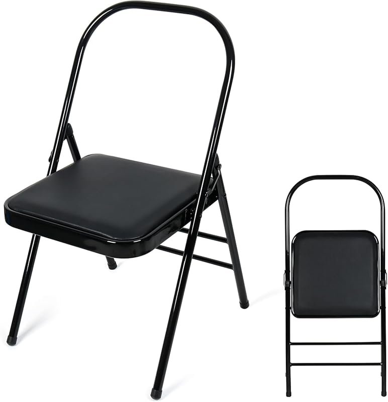INNOLIFE Backless Yoga Auxiliary Chair Relieves Neck Back Pain Core Tr