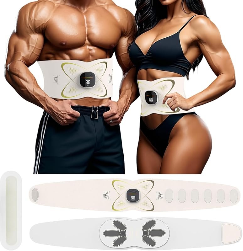 Abs Sculptor Heating Ab Toning Belt for Stomach Cellulite Fat Burning,