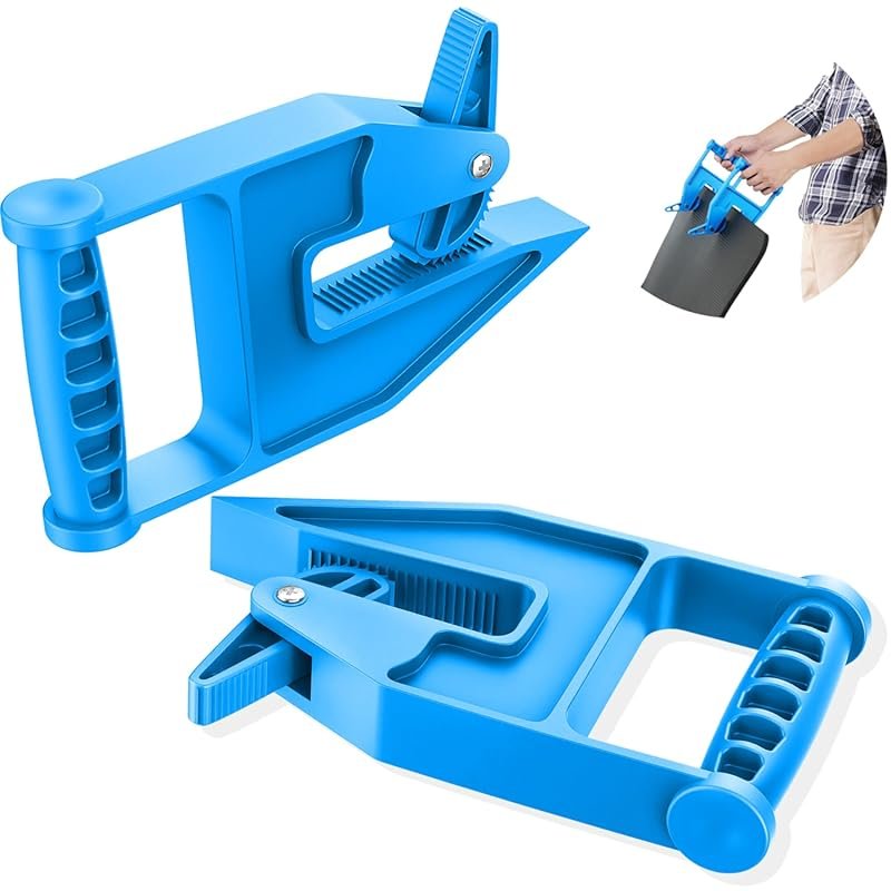Upgraded Stall Mat Movers Tool Pair 600 lbs Capacity Ergonomic Gripper