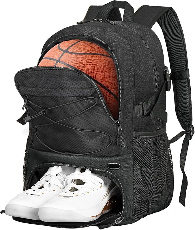 Goloni Large Basketball Sports Bag with Separate Ball and Shoe Compart