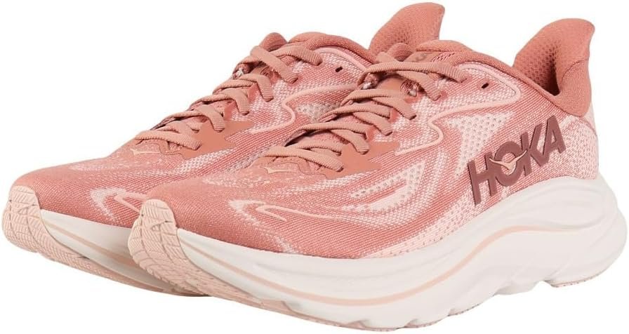 Hoka Women's Clifton 10 Responsive Cushioning Running Shoes for Smooth