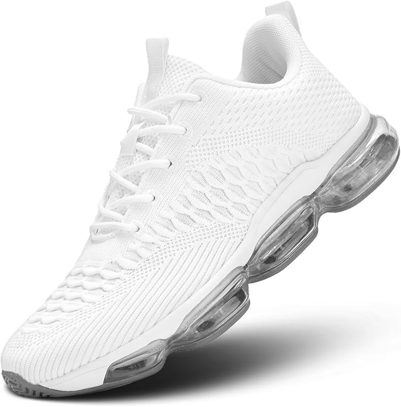 Socviis Men's Air Cushion Breathable Running Shoes Non-Slip Tennis Sne