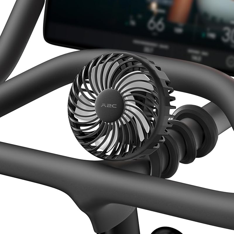 A2C 4.7-Inch Rechargeable Cooling Fan Peloton Bike+ 16.5