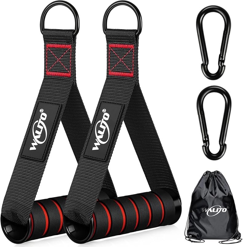 WALITO Heavy Duty Exercise Handles for Cable Machines, Pulleys, Pilate