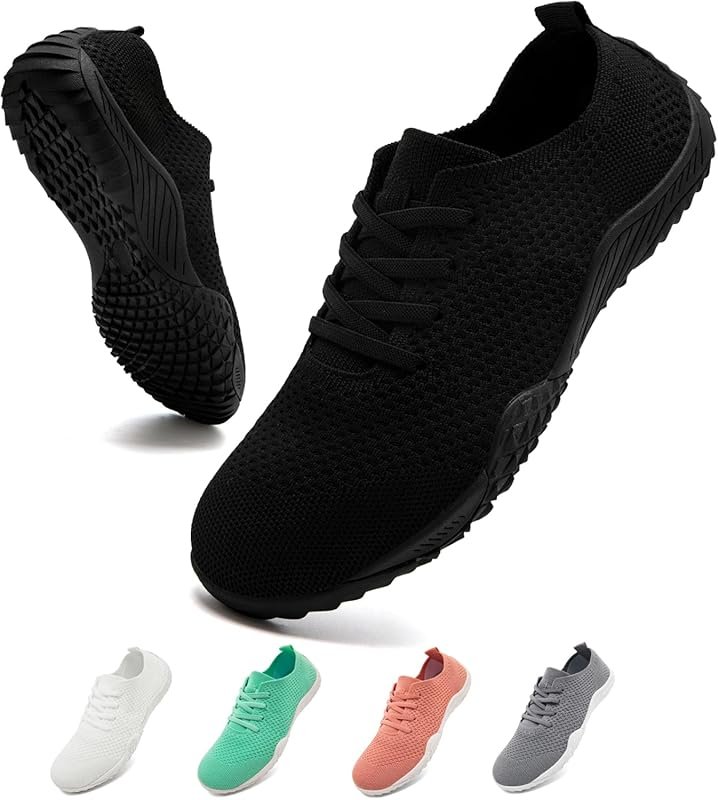 WCIDFY Women's Zero Drop Barefoot Shoes Non-Slip Minimalist for Gym Wa