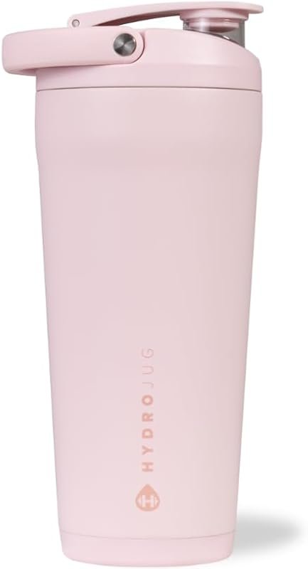 HydroJug 24oz Insulated Stainless Steel Shaker Leakproof BPA-Free Sile