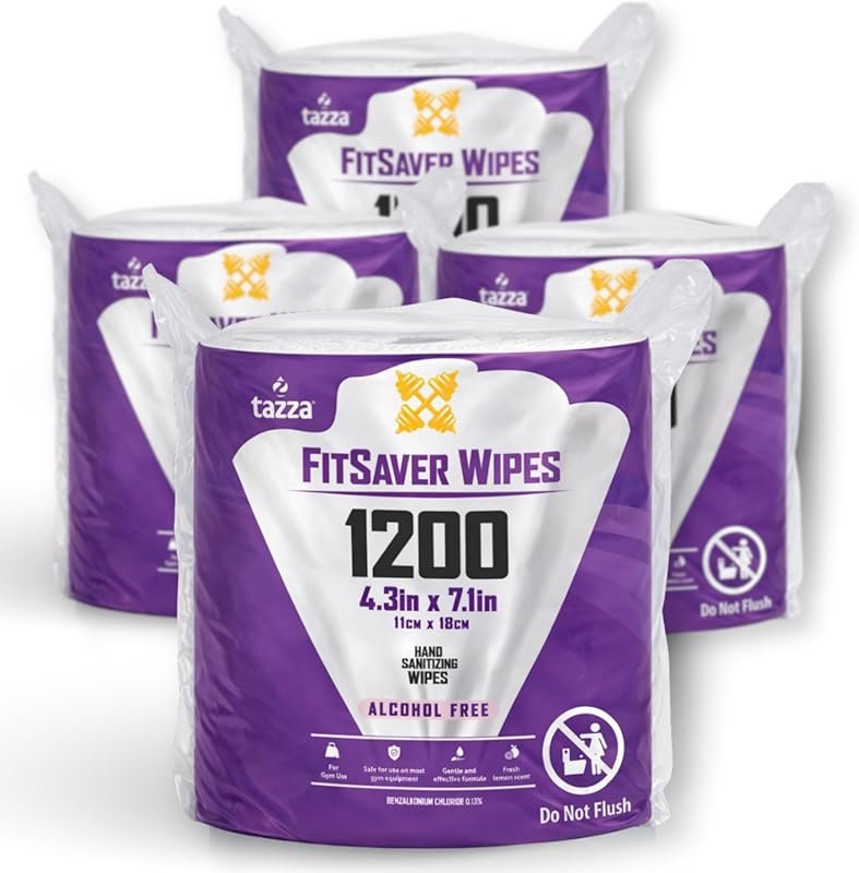 Bulk 4800 Count Wet Wipes for Gym Equipment – Durable, Pre-Saturated C