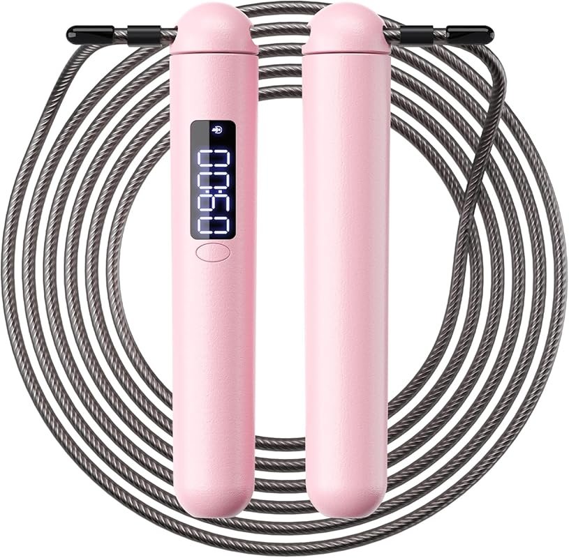 ACHDOFITS Smart Jump Rope: Accurate Calorie Tracking, 4 Modes, Adjusta