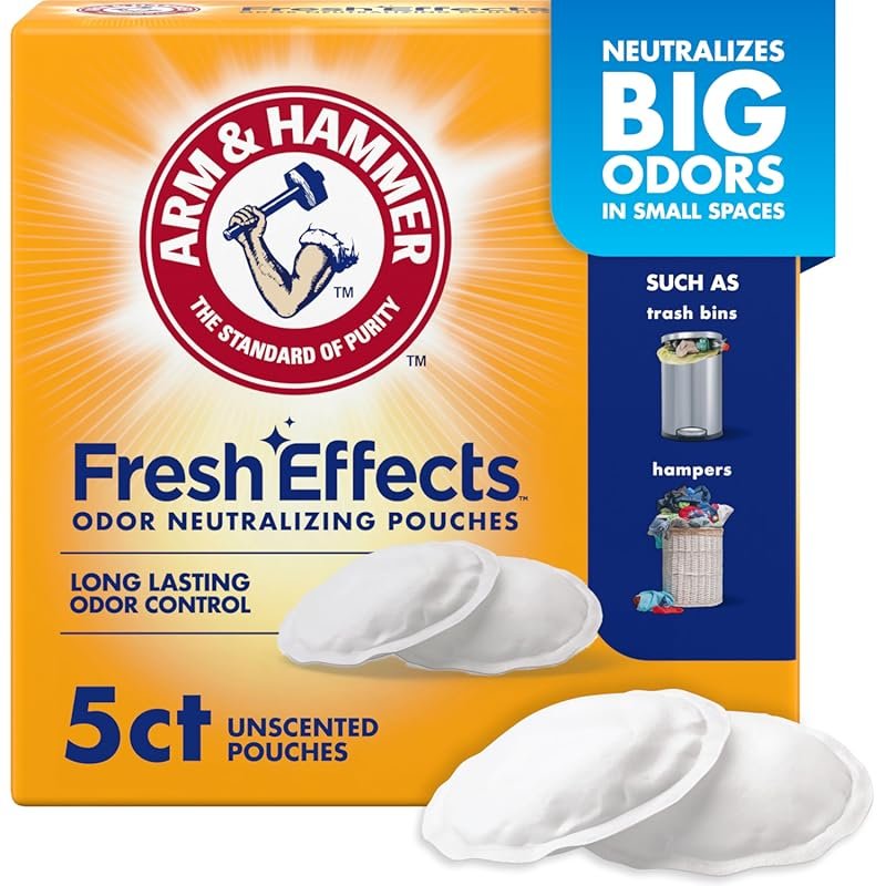 Arm & Hammer Fresh Effects Unscented Baking Soda Odor Pouches 5 Count 