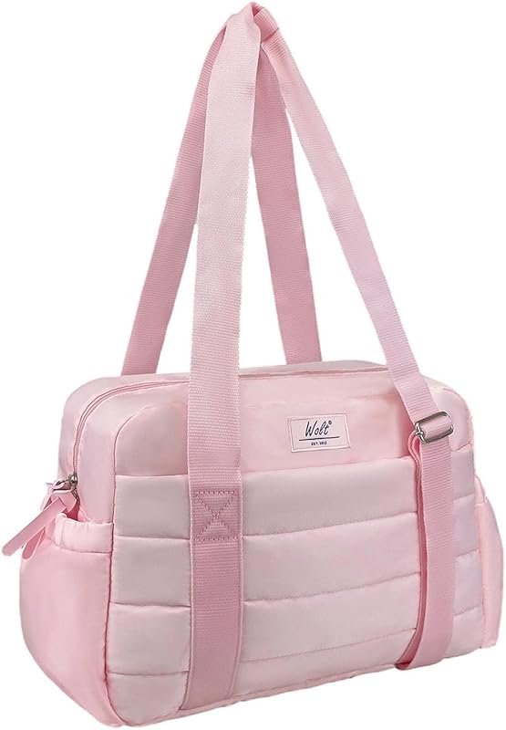 WOLT 14 Inch Lightweight Mini Gym Bag for Women with Wet-Dry Pocket Tr