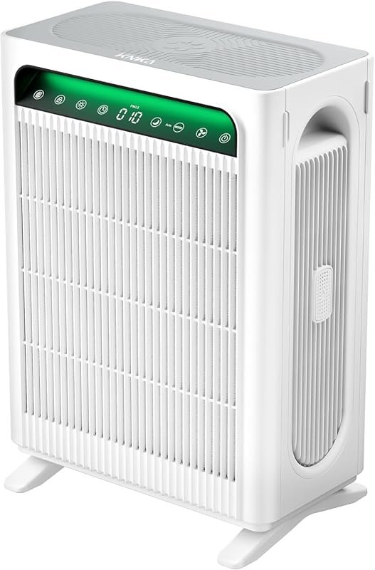 KNKA APH4000 Air Purifier for Large Rooms, 1,695 ft² Coverage, HEPA Filter