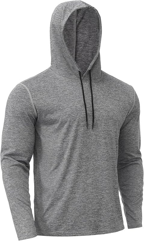 Men's Long Sleeve Drawstring Pullover Hoodies Casual Hooded Sweatshirt