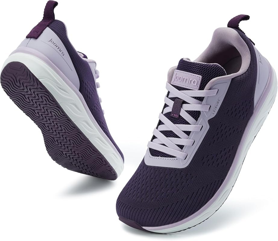 Joomra Women's Wide Toe Box Walking Tennis Shoes Athletic Running Snea