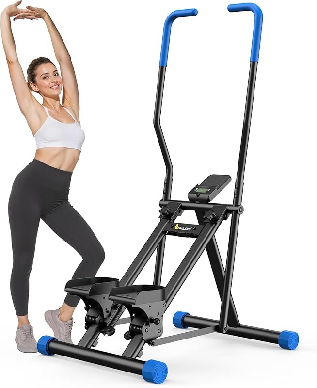 OWLSKY Stair Stepper with Triangular Frame for Smooth, Quiet Full Body
