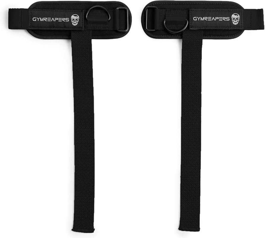 Gymreapers GripLink D-Ring Lifting Wrist Straps Secure Grip Strength T