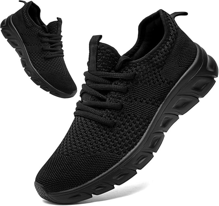 Men's Lightweight Non-Slip Running Shoes Breathable Tennis Gym Workout