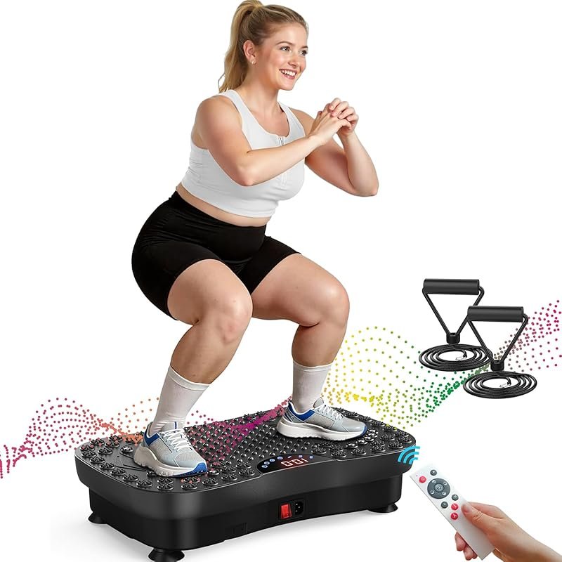 AXV Vibration Plate Fitness Platform for Lymphatic Drainage Full Body 