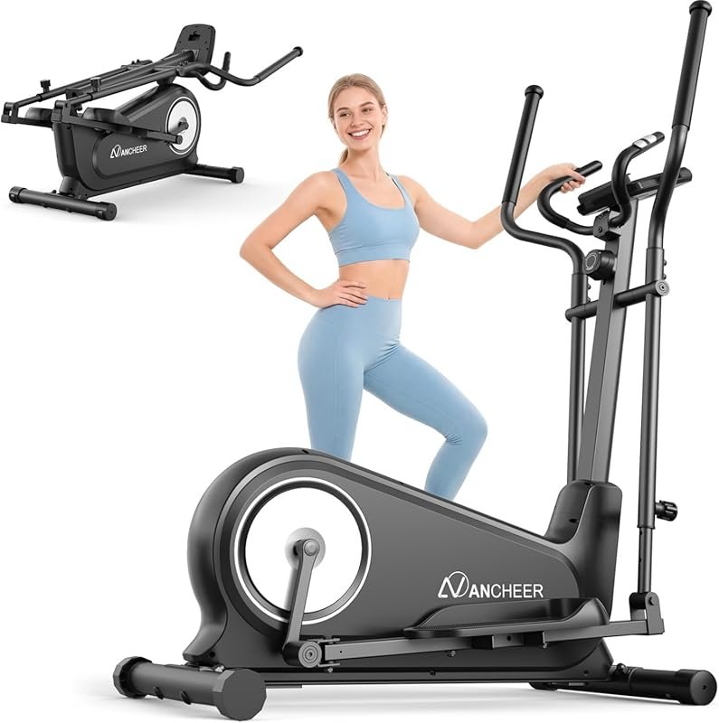 Home Elliptical Machine Ultra-Smooth Magnetic Trainer 16 Resistance Le