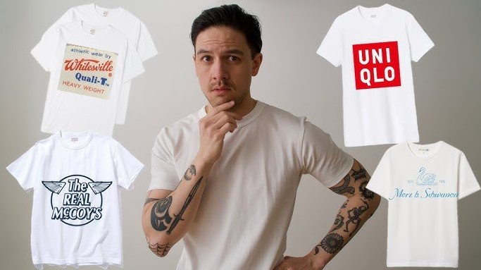best fitting white t shirts