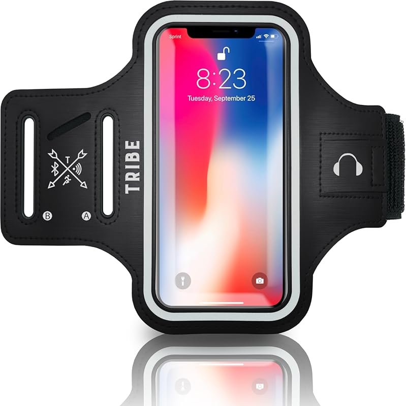 Water-Resistant Running Armband for iPhone & Galaxy Phones with Adjust