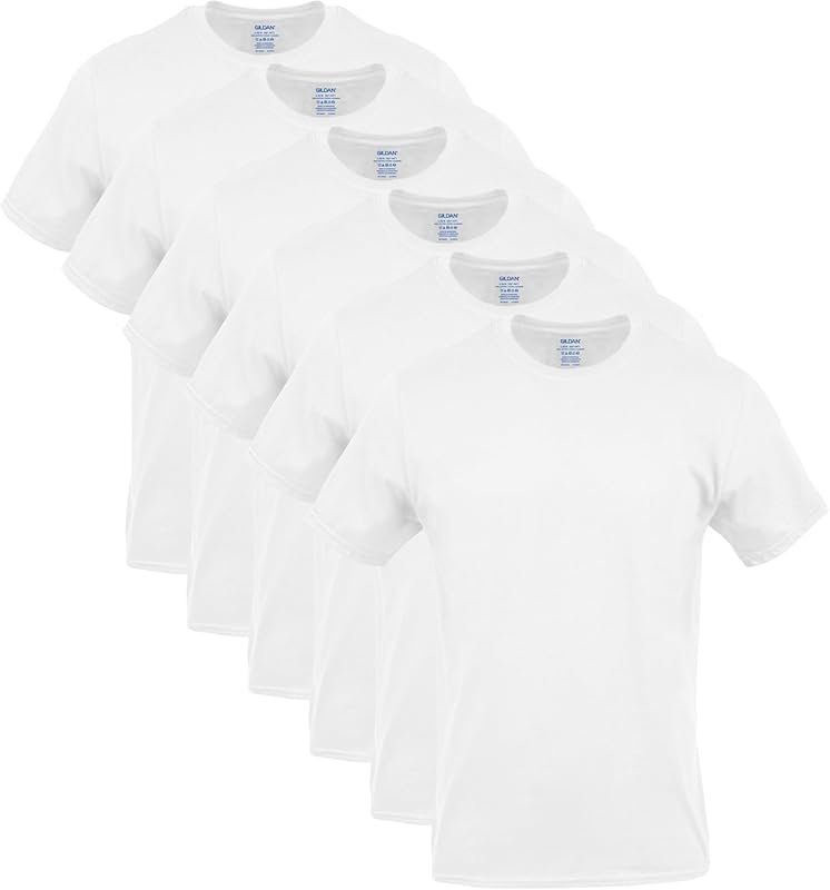 Gildan Men's Multipack Crew T-Shirts, Style G1100, Comfortable & Durab