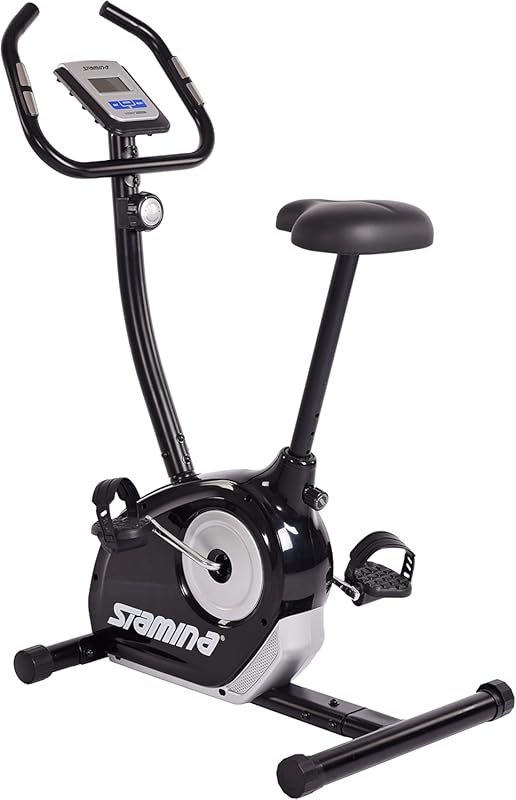 Stamina 1310 Magnetic Upright Bike with Smart Workout App, Quiet Resis