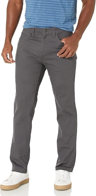 Amazon Essentials Men's Athletic Fit Chinos with 5-Pocket Cotton Stret