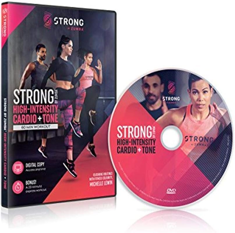 STRONG High-Intensity Full-Body Cardio and Tone 60-Minute Workout DVD