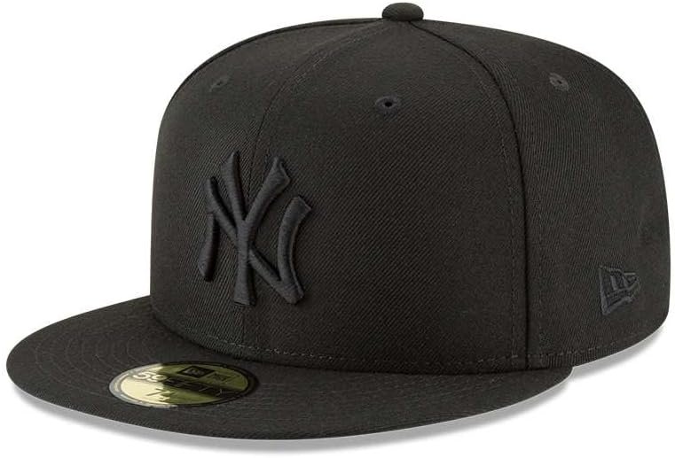 New Era Mens New York Yankees 59FIFTY MLB Authentic Cap, Scarlet