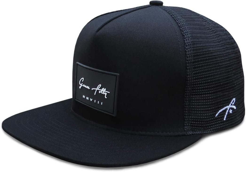 Unisex Snapback Trucker Hat with Mesh Design for Men & Women