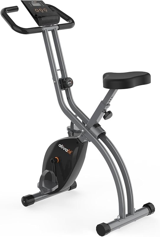ATIVAFIT 3-in-1 Foldable Exercise Bike for Home, Upright & Recumbent, 