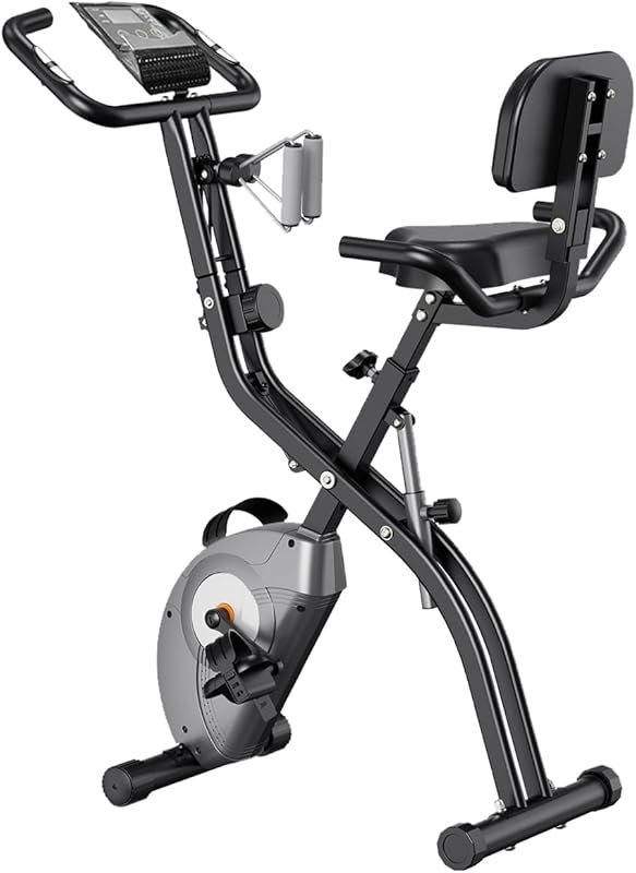 ATIVAFIT 3-in-1 Foldable Exercise Bike for Home, Upright & Recumbent, 