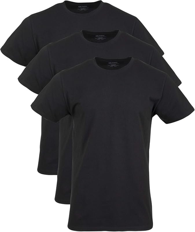 Gildan Men's Cotton Stretch T-Shirts Multipack for All-Day Comfort