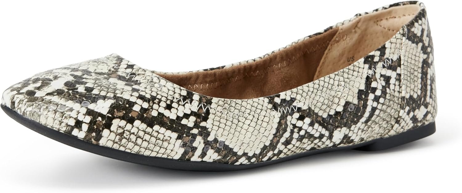 Amazon Essentials Women's Belice Comfortable Slip-On Ballet Flats