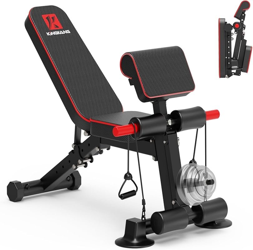 Portable Adjustable Weight Bench - Free Installation Design for Home G