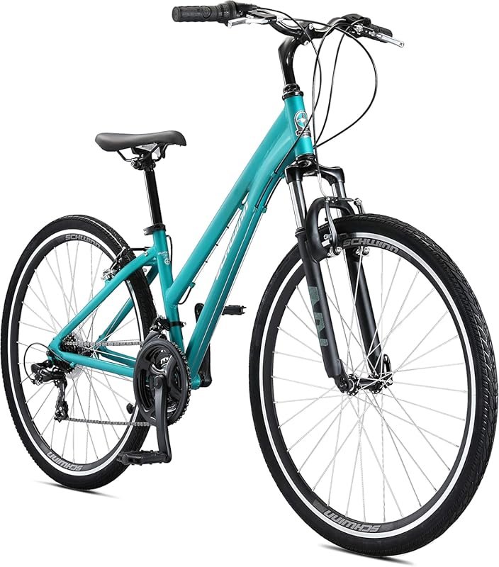 Schwinn Network 3.5 Hybrid Bike, 21-Speed Aluminum Frame Bike for Men 